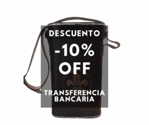 bolso matero de cuero con descuento