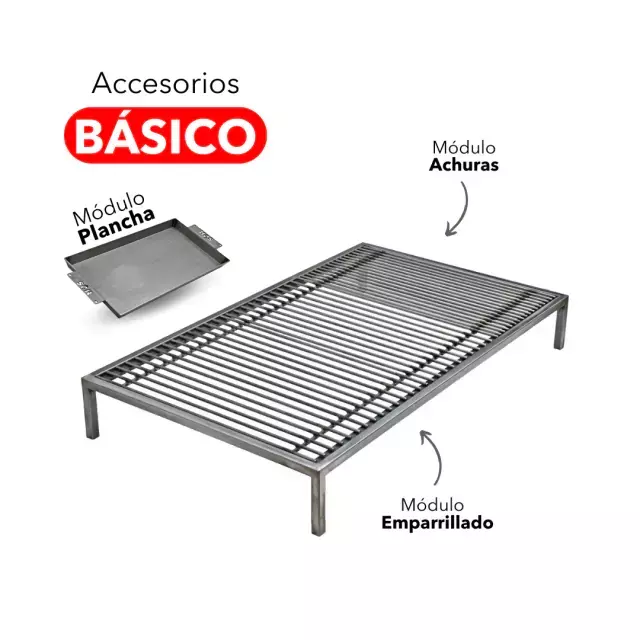 parrilla modular modelo básico
