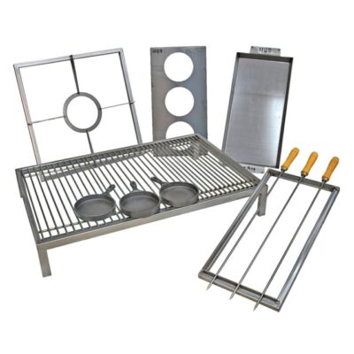 parrilla modular de hierro