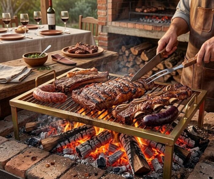 parrilla-zincada parrilla de hierro clásica zincada