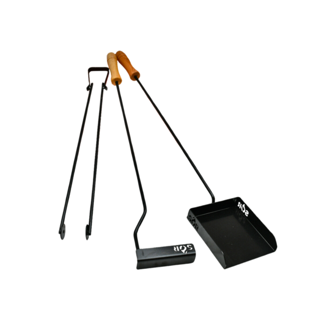 set de asador grande set de asador grande x3 piezas con pinza