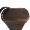 porta termo con tapa de cuero