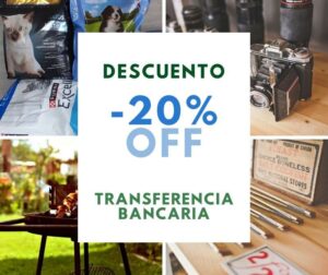 descuento del 20% por pago contado