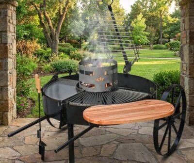 fogoneros asadores con ruedas