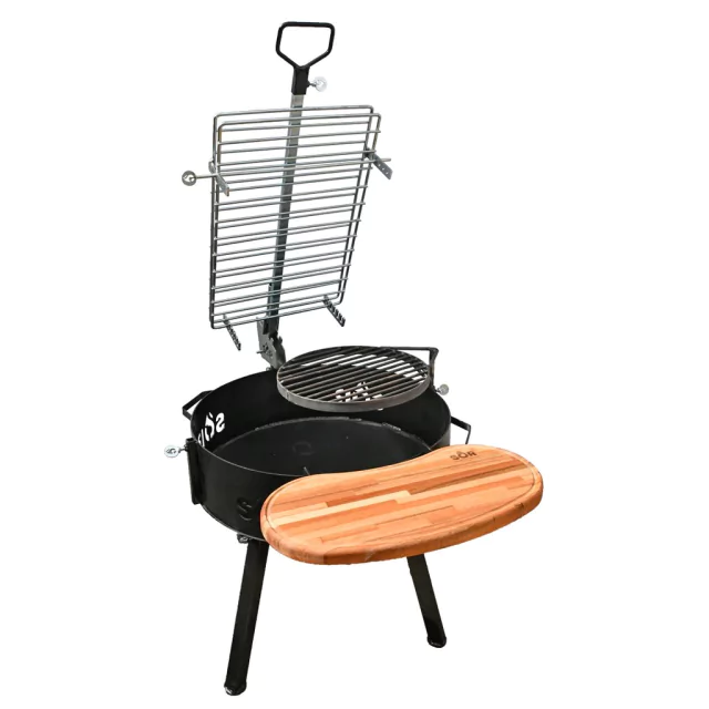 Asador pequeño con estaca libro