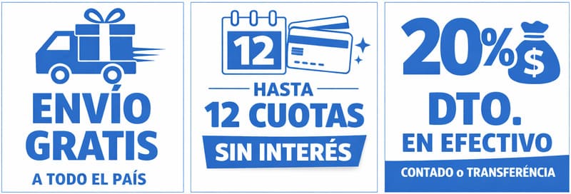 banner de promociones en color azul